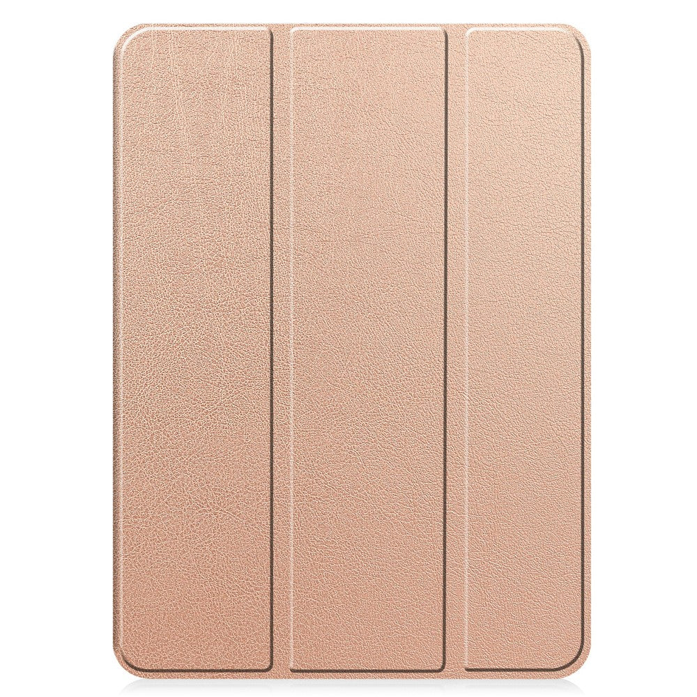 For Oppo Pad Go / Pad Air 2 Case PC+Leather Auto Wake Sleep Protective Shell with Tri-fold Stand