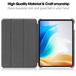 For Oppo Pad Go / Pad Air 2 Tablet Case Trifold Stand Pattern Printing Drop-proof Cover