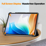 For Oppo Pad Go / Pad Air 2 Tablet Case Trifold Stand Pattern Printing Drop-proof Cover
