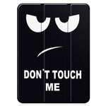 For Oppo Pad Go / Pad Air 2 Tablet Case Trifold Stand Pattern Printing Drop-proof Cover