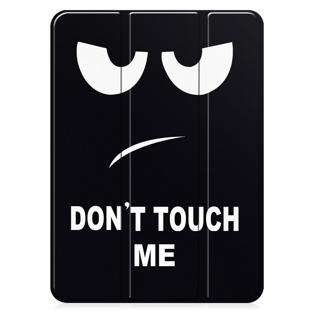 For Oppo Pad Go / Pad Air 2 Tablet Case Trifold Stand Pattern Printing Drop-proof Cover