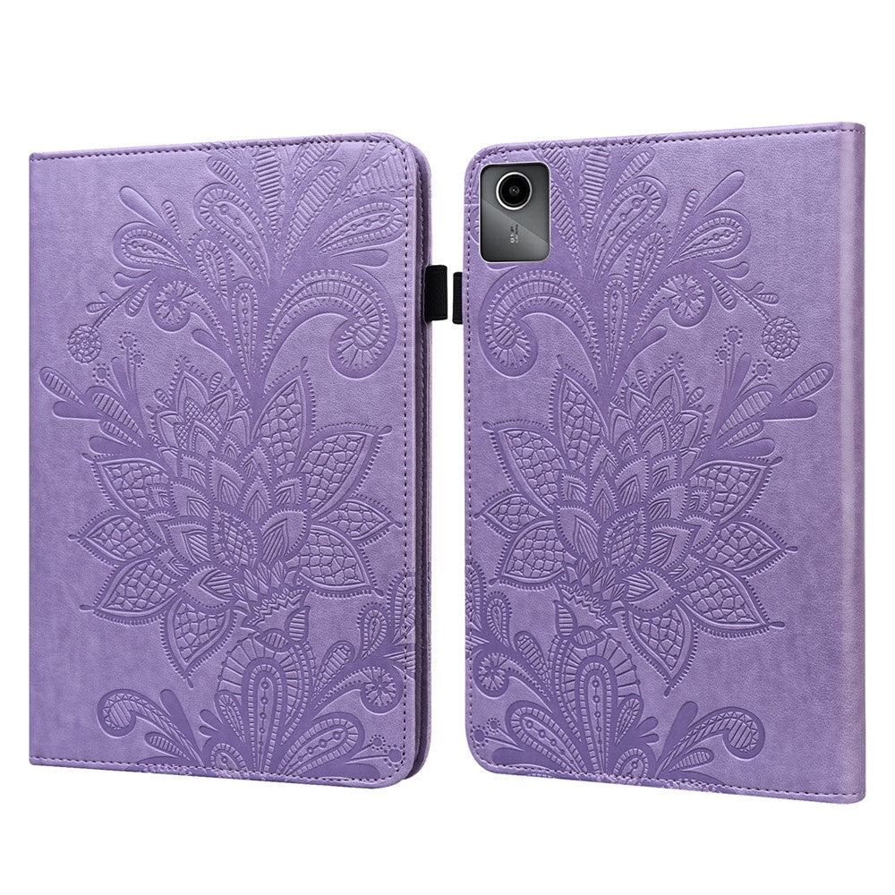 For Lenovo Tab M11 / Xiaoxin Pad 11 2024 Case Leather Tablet Cover with Card Slots Stand