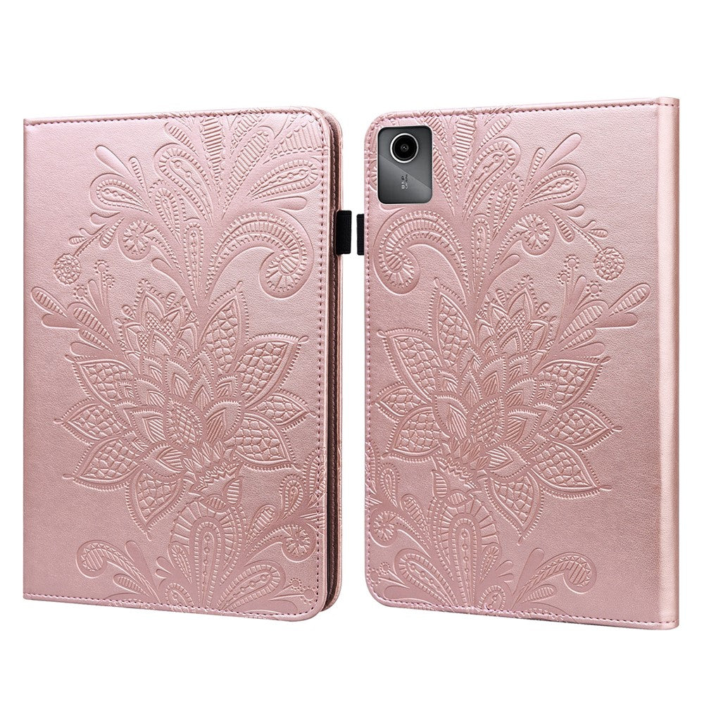 For Lenovo Tab M11 / Xiaoxin Pad 11 2024 Case Leather Tablet Cover with Card Slots Stand