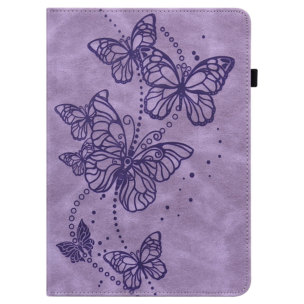 For Lenovo Tab M11 / Xiaoxin Pad 11 2024 Case Card Slots Butterfly Leather Tablet Cover