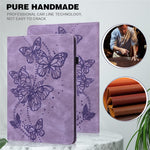 For Lenovo Tab M11 / Xiaoxin Pad 11 2024 Case Card Slots Butterfly Leather Tablet Cover