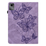 For Lenovo Tab M11 / Xiaoxin Pad 11 2024 Case Card Slots Butterfly Leather Tablet Cover