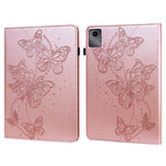 For Lenovo Tab M11 / Xiaoxin Pad 11 2024 Case Card Slots Butterfly Leather Tablet Cover