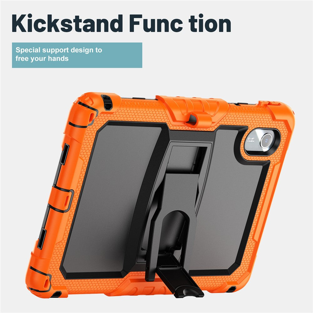 For Lenovo Xiaoxin Pad 11 2025 / 2024 / Idea Tab / K11 Gen 2 / M11 / K11 LTE (2024) Case PC+Silicone Kickstand Tablet Cover with Strap