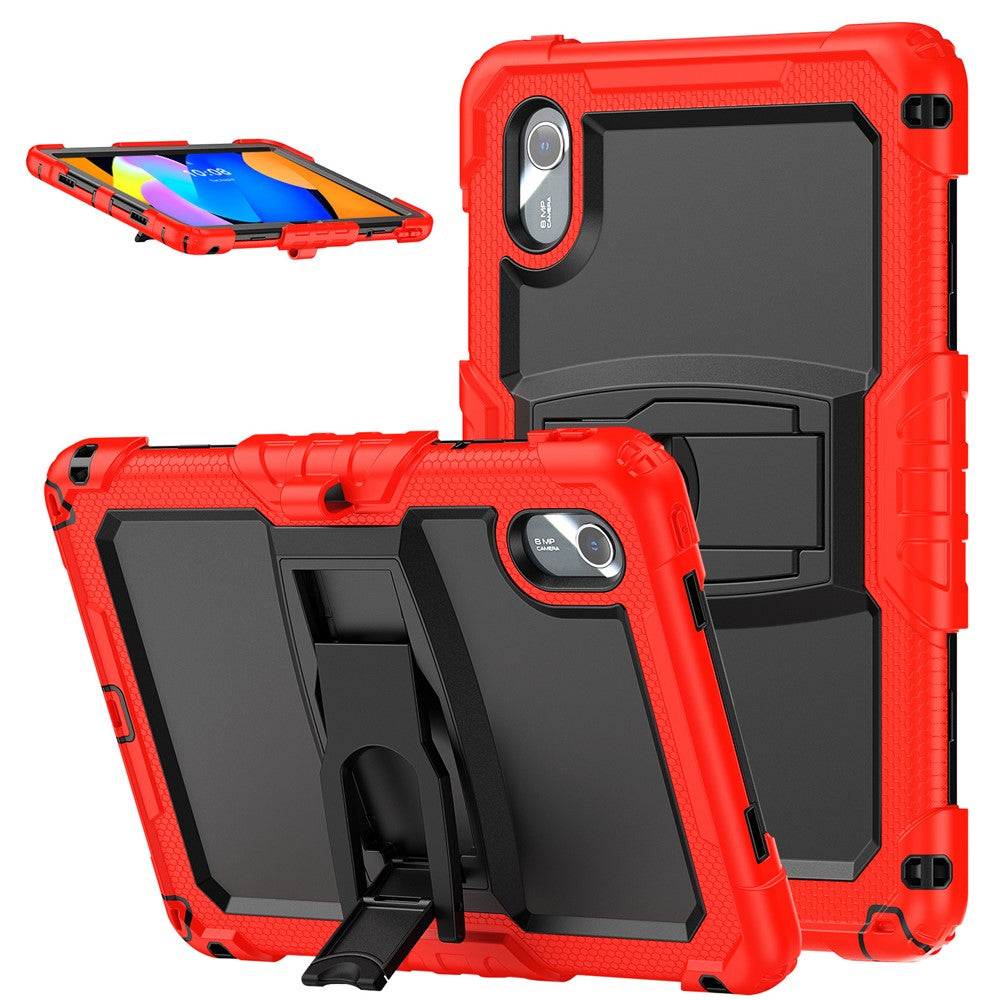 For Lenovo Xiaoxin Pad 11 2025 / 2024 / Idea Tab / K11 Gen 2 / M11 / K11 LTE (2024) Case PC+Silicone Kickstand Tablet Cover with Strap