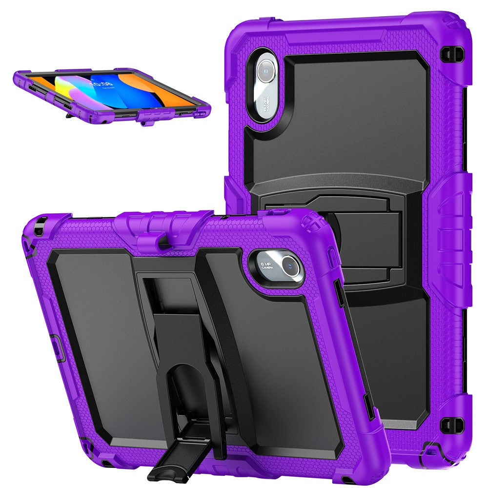 For Lenovo Xiaoxin Pad 11 2025 / 2024 / Idea Tab / K11 Gen 2 / M11 / K11 LTE (2024) Case PC+Silicone Kickstand Tablet Cover with Strap