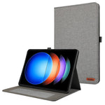 For Xiaomi Pad 6S Pro 12.4 Case Cloth Texture Leather Tablet Stand Cover with Card Holder