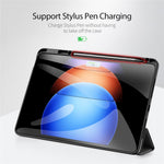 DUX DUCIS Domo Series for Xiaomi Pad 6S Pro 12.4 Leather Case Auto Wake / Sleep Tri-fold Stand Tablet Cover