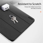 DUX DUCIS Domo Series for Xiaomi Pad 6S Pro 12.4 Leather Case Auto Wake / Sleep Tri-fold Stand Tablet Cover