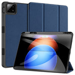 DUX DUCIS Domo Series for Xiaomi Pad 6S Pro 12.4 Leather Case Auto Wake / Sleep Tri-fold Stand Tablet Cover