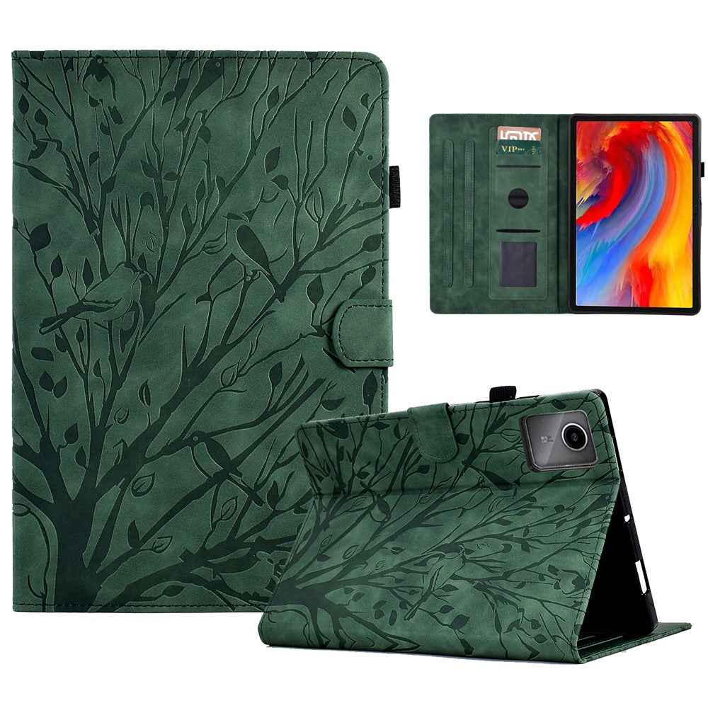 A7 För Lenovo Tab M11 / Xiaoxin Pad 11 2024 Fodral Enfärgat Auto Wake / Sleep Surfplatta Stativfodral