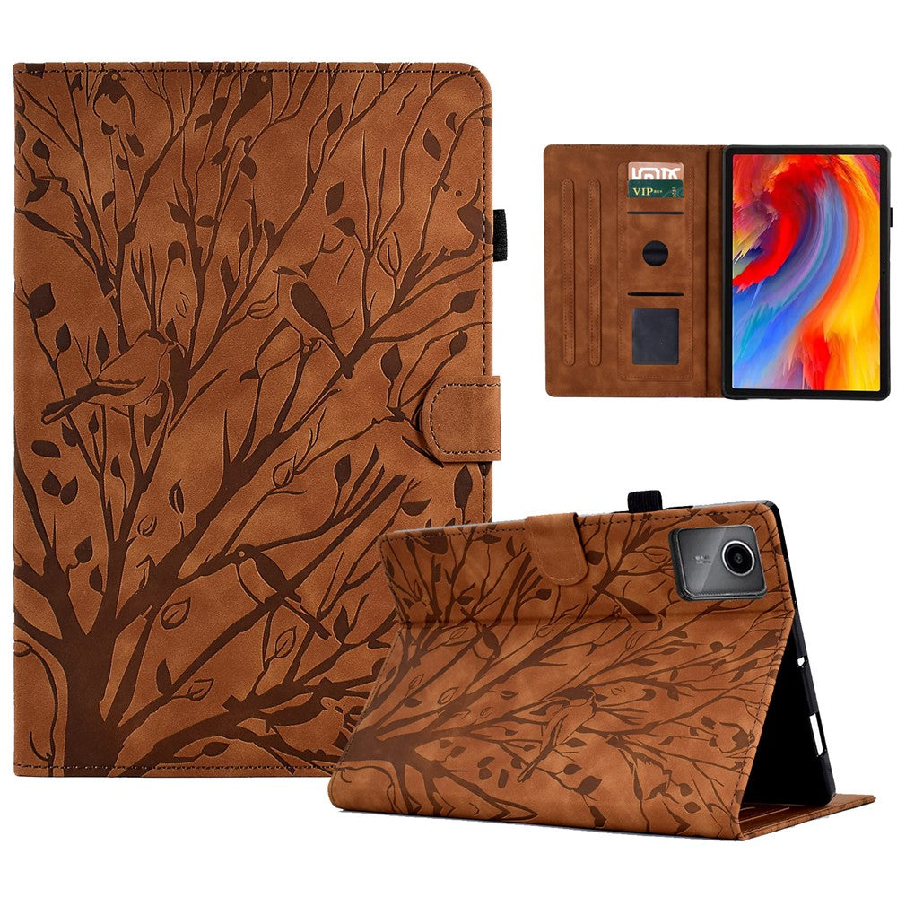 A7 För Lenovo Tab M11 / Xiaoxin Pad 11 2024 Fodral Enfärgat Auto Wake / Sleep Surfplatta Stativfodral