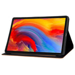 A4 For Lenovo Tab M11 / Xiaoxin Pad 11 2024 Case Card Holder Cowhide Texture Leather Tablet Cover