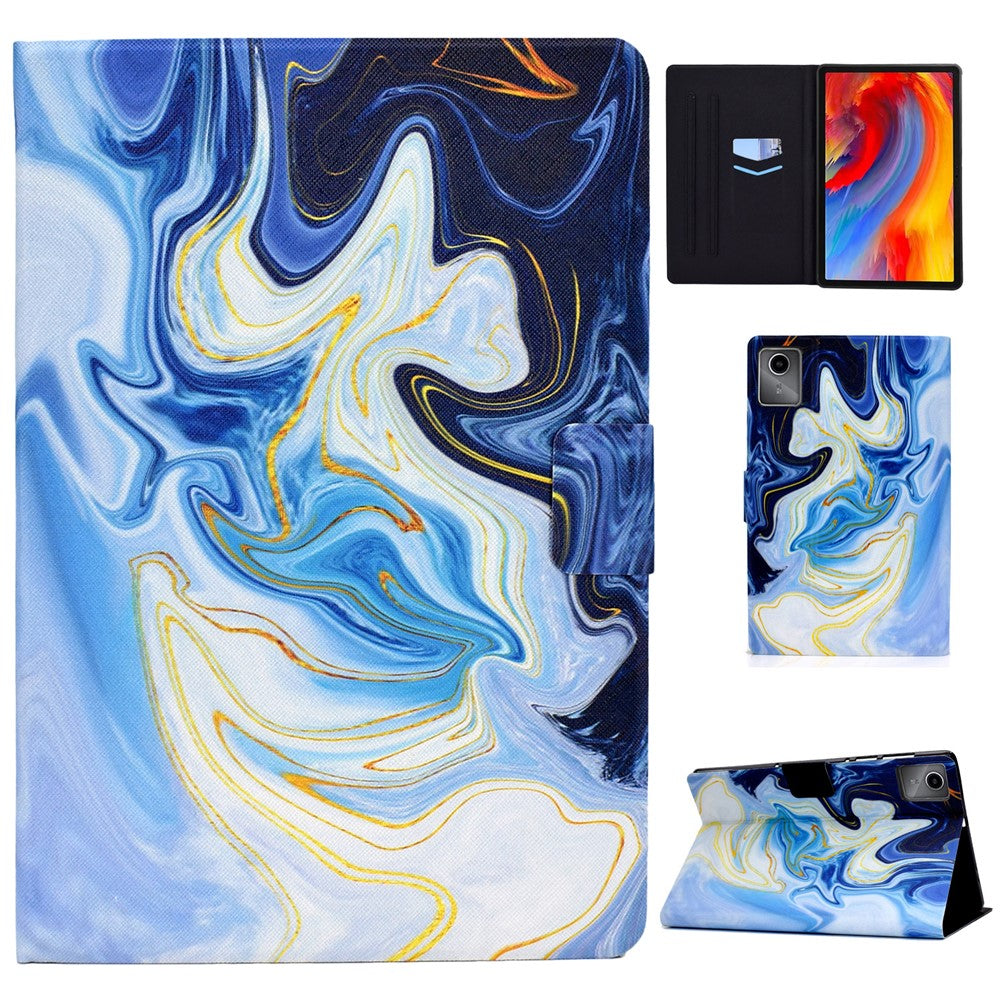 Lenovo Tab M11 / Xiaoxin Pad 11 2024 Fodral Stativ Mönster Tryckt Surfplatta Skal