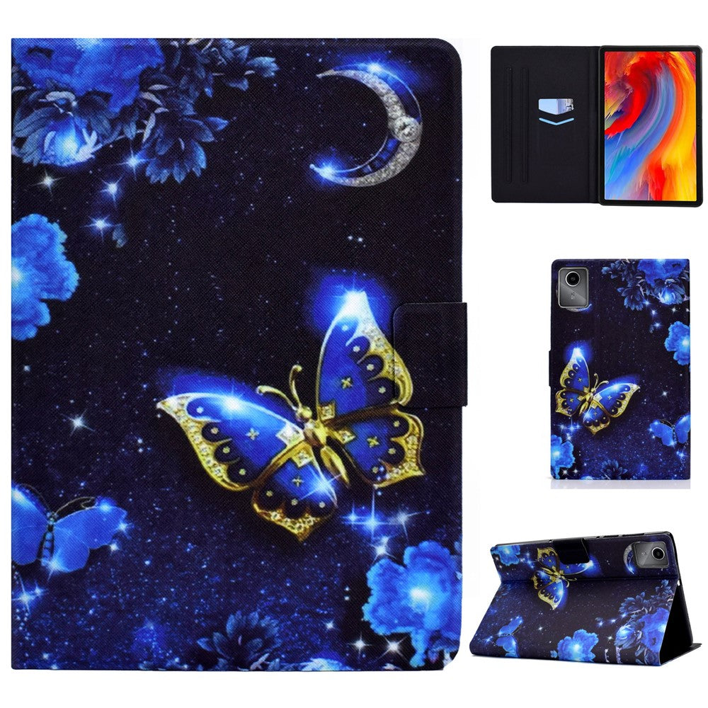 Lenovo Tab M11 / Xiaoxin Pad 11 2024 Fodral Stativ Mönster Tryckt Surfplatta Skal