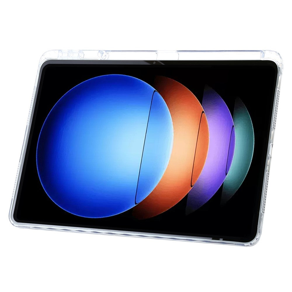 For Xiaomi Pad 6S Pro 12.4 Tablet Case Origami Stand TPU+Acrylic+PU Leather Anti-drop Cover