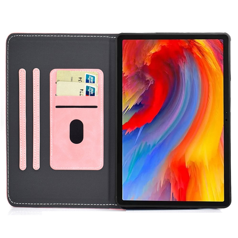 Lenovo Tab M11 / Xiaoxin Pad 11 2024 Surfplatta Fodral Stötsäkert Läder Korthållare Stativfodral