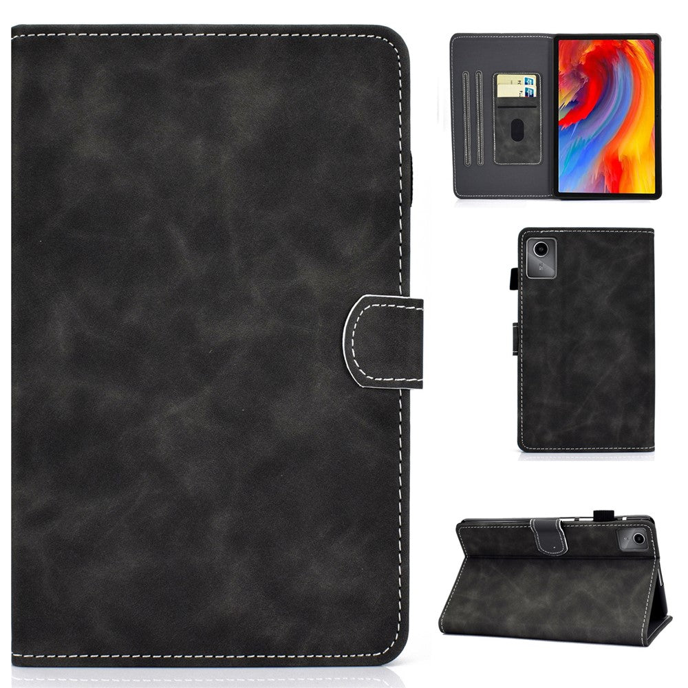 Lenovo Tab M11 / Xiaoxin Pad 11 2024 Surfplatta Fodral Stötsäkert Läder Korthållare Stativfodral