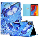 For Lenovo Tab M11 / Xiaoxin Pad 11 2024 Leather Case Pattern Printing Tablet Cover with Card Slots