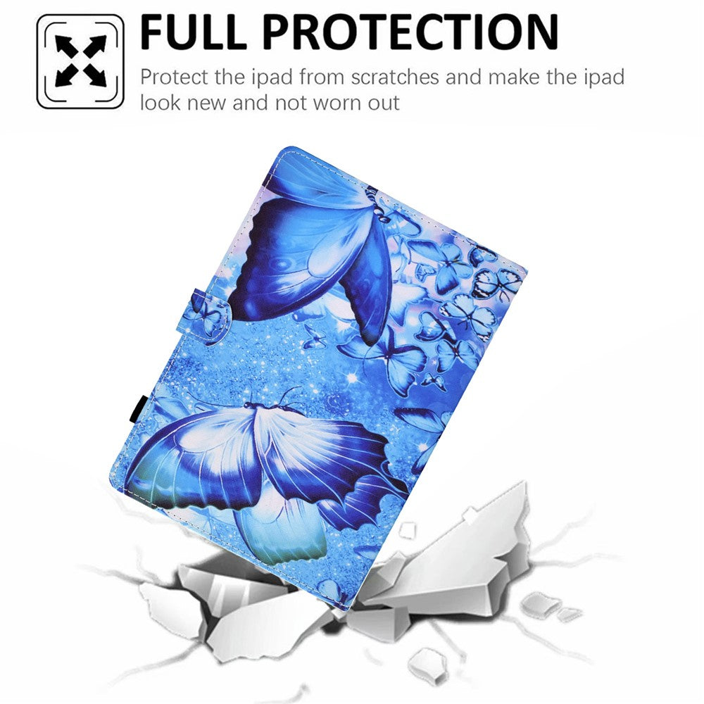 For Lenovo Tab M11 / Xiaoxin Pad 11 2024 Leather Case Pattern Printing Tablet Cover with Card Slots