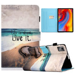 For Lenovo Tab M11 / Xiaoxin Pad 11 2024 Leather Case Pattern Printing Tablet Cover with Card Slots