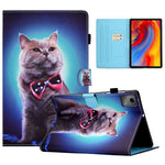 For Lenovo Tab M11 / Xiaoxin Pad 11 2024 Leather Case Pattern Printing Tablet Cover with Card Slots
