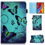 For Lenovo Tab M11 / Xiaoxin Pad 11 2024 Leather Case Pattern Printing Tablet Cover with Card Slots