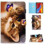For Lenovo Tab M11 / Xiaoxin Pad 11 2024 Leather Case Pattern Printing Tablet Cover with Card Slots