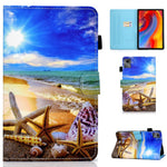 For Lenovo Tab M11 / Xiaoxin Pad 11 2024 Leather Case Pattern Printing Tablet Cover with Card Slots
