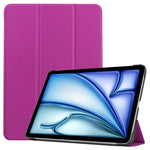 PU-læder tablet-etui til iPad Air 11 (2026) / (2025) / (2024) Anti-drop Tre-fløjet stander Slankt beskyttelsescover
