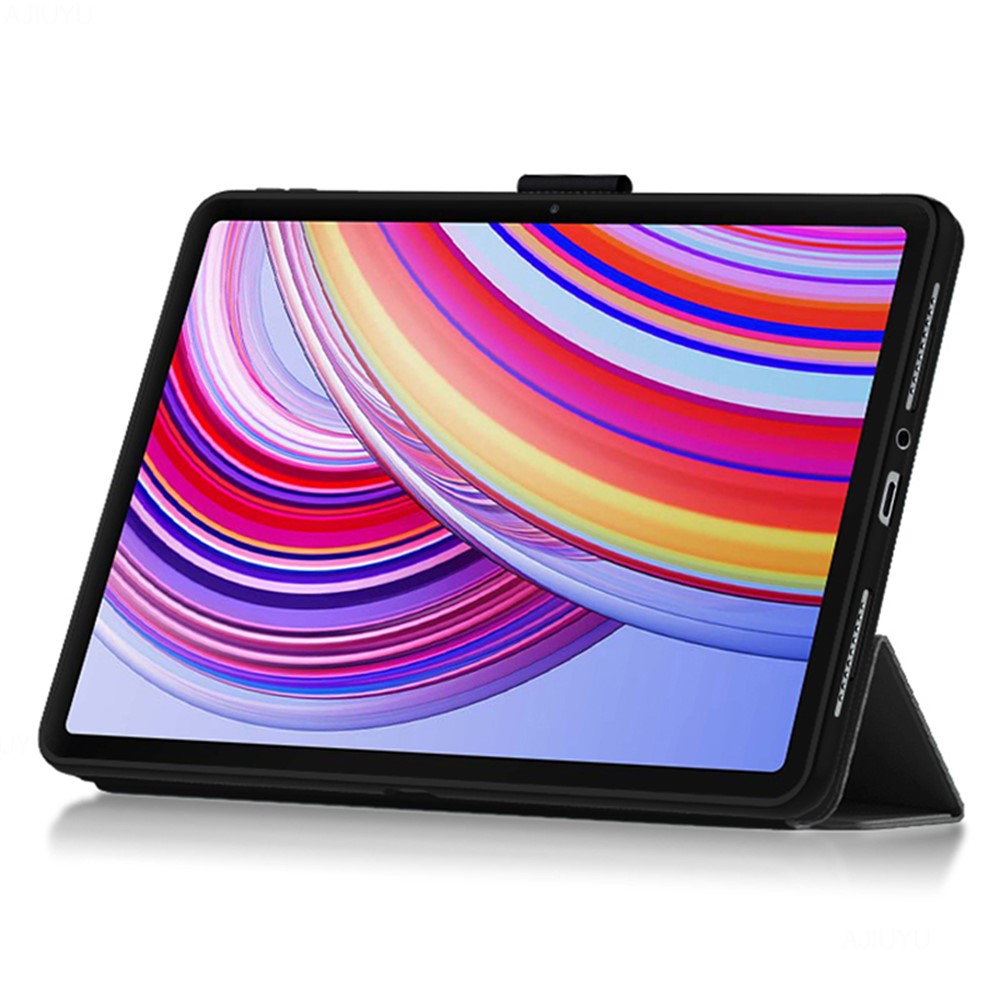 For Xiaomi Redmi Pad Pro / Redmi Pad Pro 5G / Poco Pad Case PU Leather Trifold Stand Auto Wake / Sleep Tablet Cover