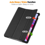 Tablet Case for Xiaomi Redmi Pad Pro / Redmi Pad Pro 5G / Poco Pad Tri-Fold Stand Leather Cover