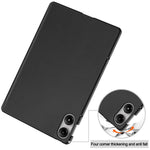 Tablet Case for Xiaomi Redmi Pad Pro / Redmi Pad Pro 5G / Poco Pad Tri-Fold Stand Leather Cover
