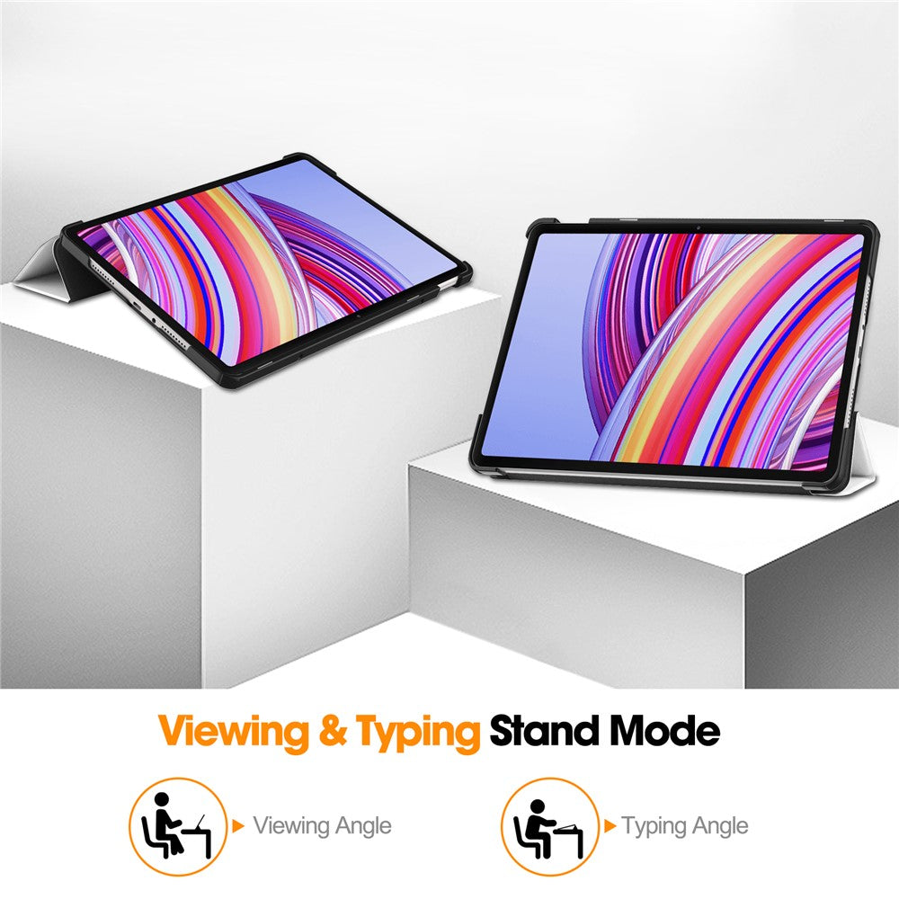 Tablet Case for Xiaomi Redmi Pad Pro / Pad Pro 5G / Xiaomi Poco Pad 4G Auto Wake / Sleep Trifold Stand Pattern Printed Leather Cover