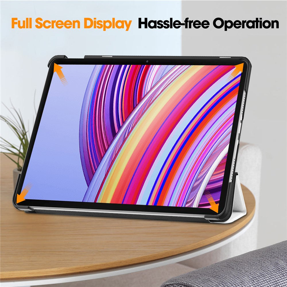 Tablet Case for Xiaomi Redmi Pad Pro / Pad Pro 5G / Xiaomi Poco Pad 4G Auto Wake / Sleep Trifold Stand Pattern Printed Leather Cover