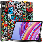 Tablet Case for Xiaomi Redmi Pad Pro / Pad Pro 5G / Xiaomi Poco Pad 4G Auto Wake / Sleep Trifold Stand Pattern Printed Leather Cover