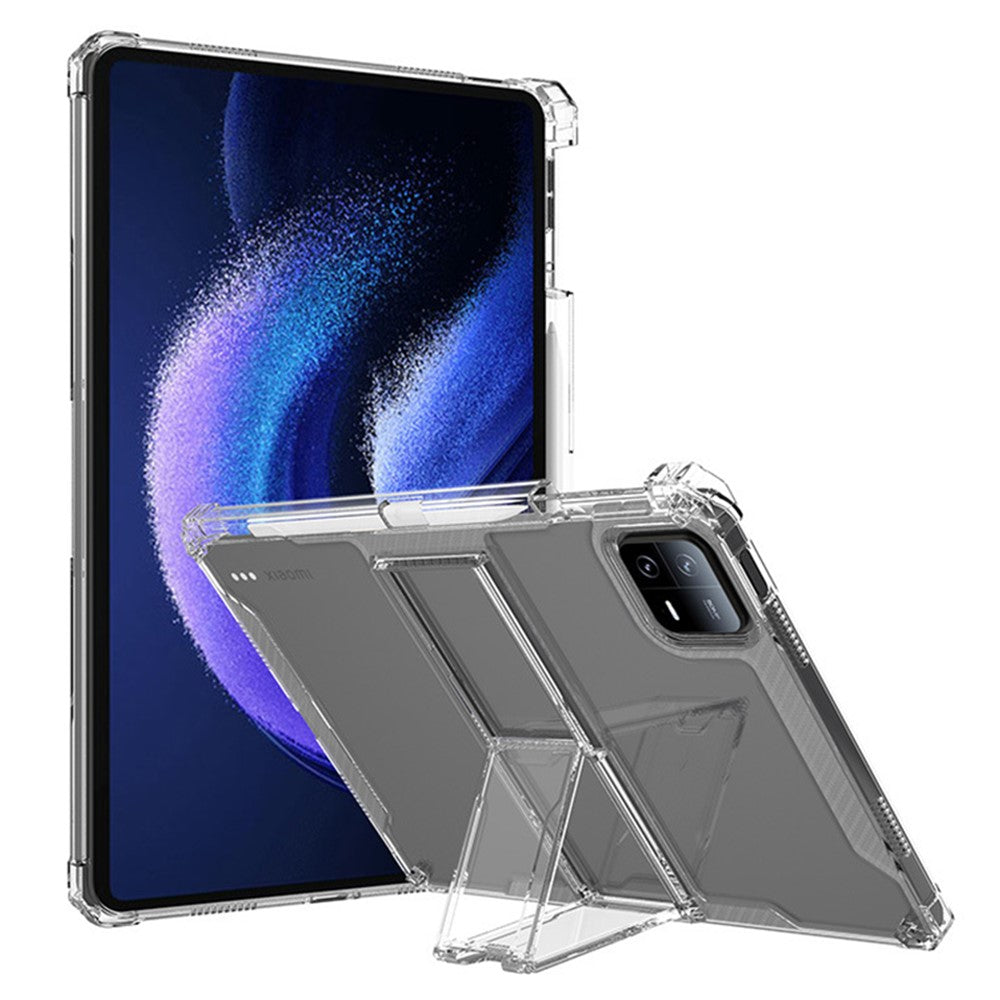 For Xiaomi Pad 6 / Pad 6 Pro Tablet Case PC Kickstand Airbag Corners Anti-drop TPU Cover