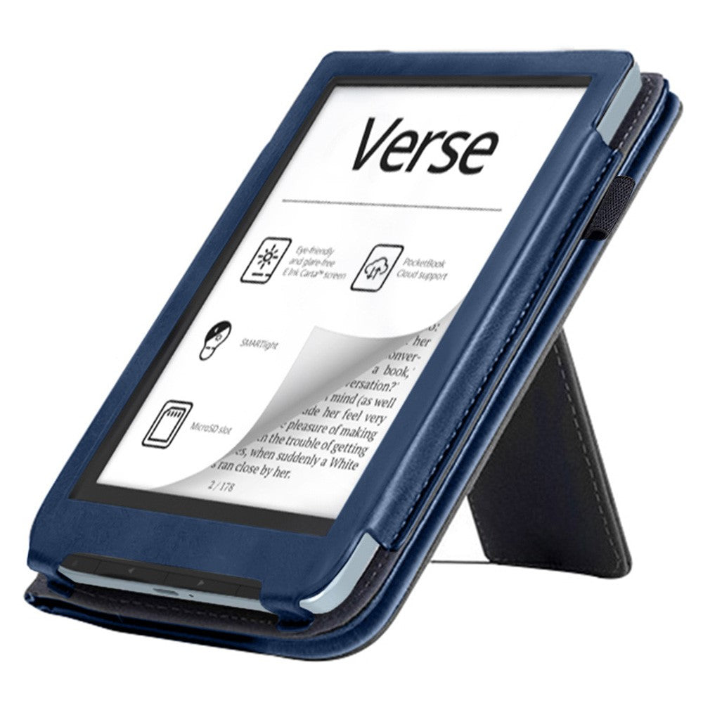For PocketBook Verse PB629 / Verse Pro PB634 / Verse? Lite PB619 E-Reader Case Kickstand PU Leather Tablet Cover with Auto Wake / Sleep