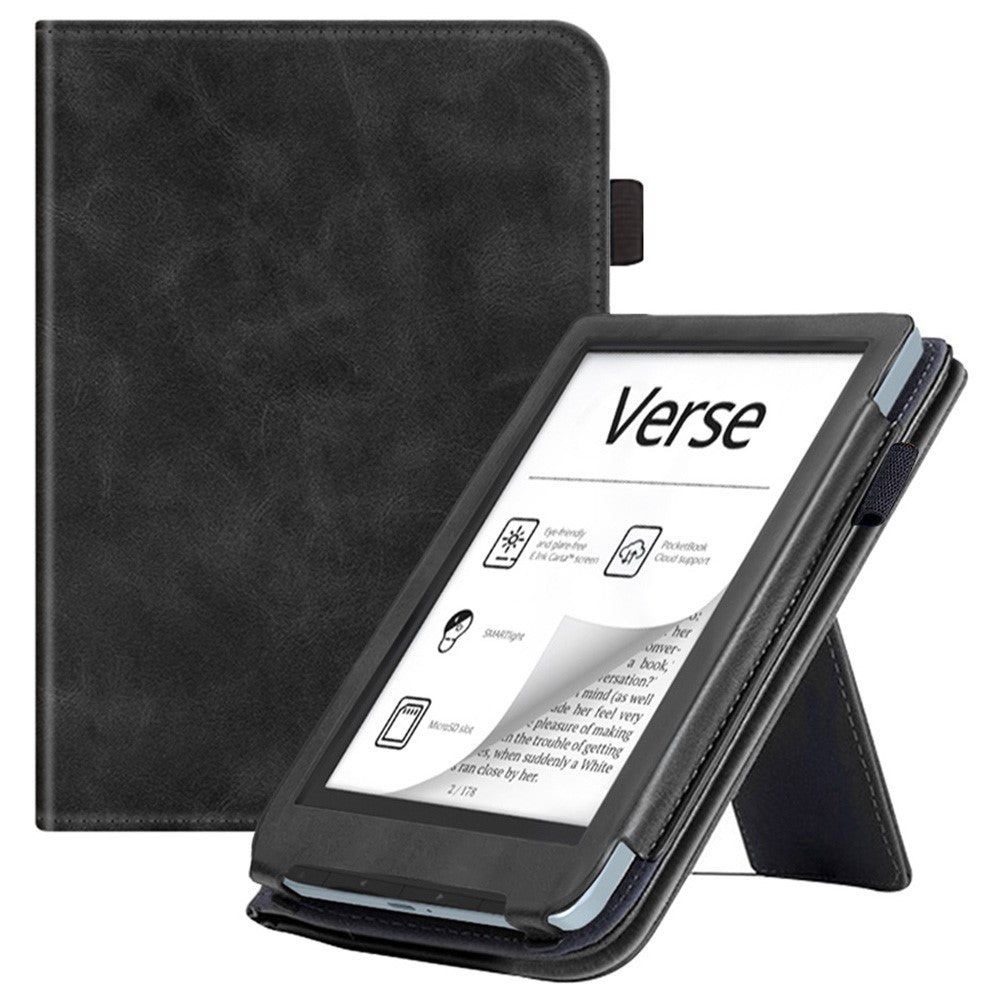 For PocketBook Verse PB629 / Verse Pro PB634 / Verse? Lite PB619 E-Reader Case Kickstand PU Leather Tablet Cover with Auto Wake / Sleep
