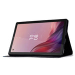 Lenovo Tab M9 TB-310FU-fodral i läder med mönster, kollisionsskydd och automatisk väcknings-/vilolägefunktion.