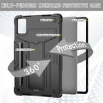 For Lenovo Tab M11 / Xiaoxin Pad 11 2024 Case Case T-Shaped Kickstand PC+Silicone Tablet Cover