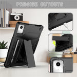 For Lenovo Tab M11 / Xiaoxin Pad 11 2024 Case Case T-Shaped Kickstand PC+Silicone Tablet Cover