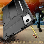 For Lenovo Tab M11 / Xiaoxin Pad 11 2024 Case Case T-Shaped Kickstand PC+Silicone Tablet Cover