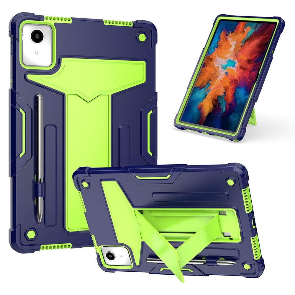 For Lenovo Tab M11 / Xiaoxin Pad 11 2024 Case Case T-Shaped Kickstand PC+Silicone Tablet Cover