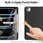 DUX DUCIS Domo Series for iPad Pro 13 (2025) / 13 (2024) Case Tri-fold Stand Auto Sleep / Wake Folio Leather Tablet Cover