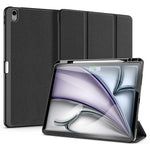 DUX DUCIS Domo Series for iPad Air 13 (2026) / (2025) / (2024) Case Tri-Fold Stand Leather Smart Tablet Cover with Pencil Holder